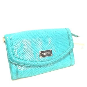 Nine West Turquoise Clutch Wallet